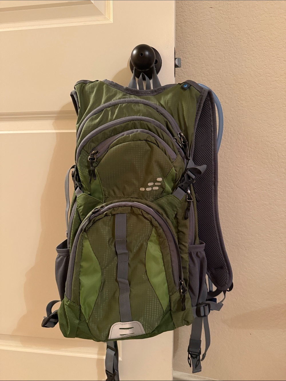 bcg Olive Green and Gray Hydration Backpack